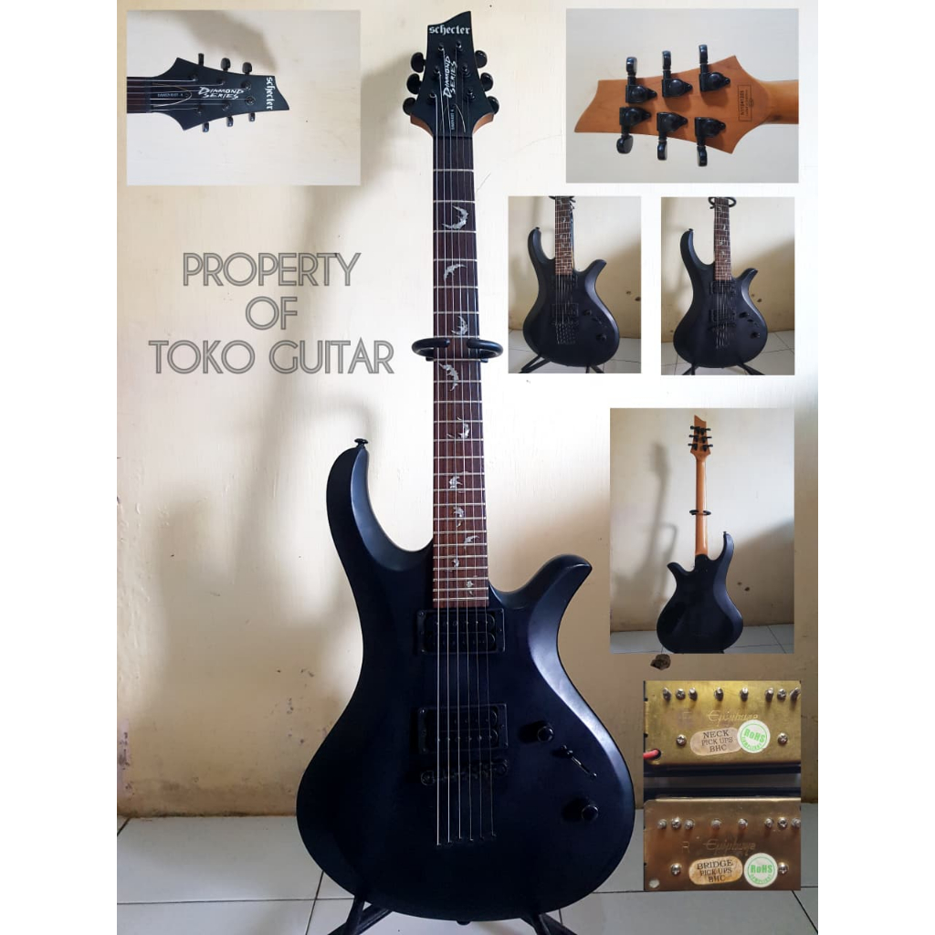 Jual GITAR SCHECTER DAMIEN RIOT 6 ORIGINAL MADE IN INDONESIA (UPGRADE ...