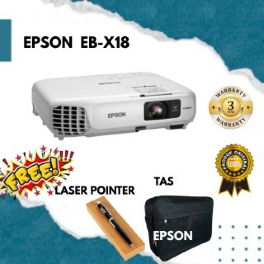 Jual Proyektor Epson EB-X18 original | Shopee Indonesia