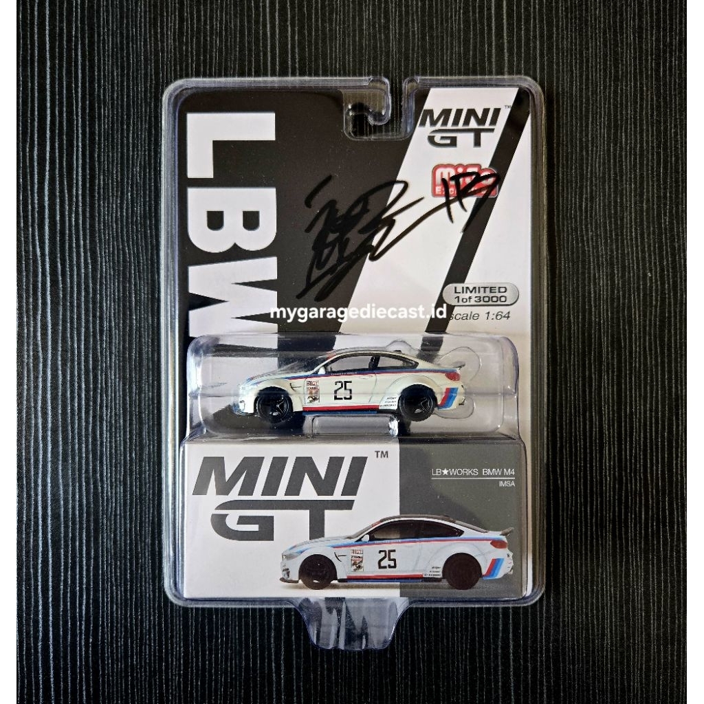 Jual Mini GT 319 BMW M4 IMSA LBWK (Signed) | Shopee Indonesia