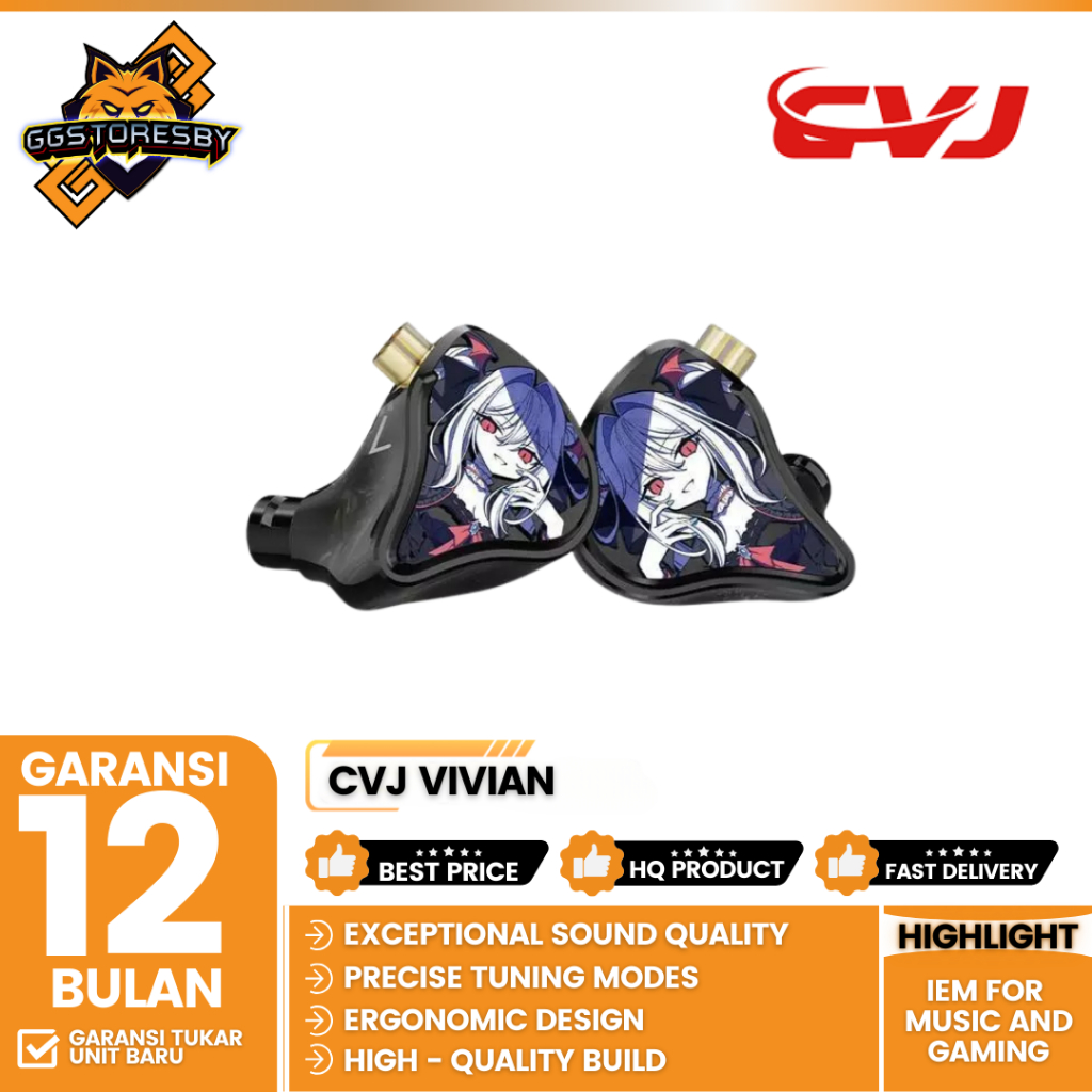 Jual CVJ Vivian IEM Earphone Hifi Anime Graphic Edition & Standard ...