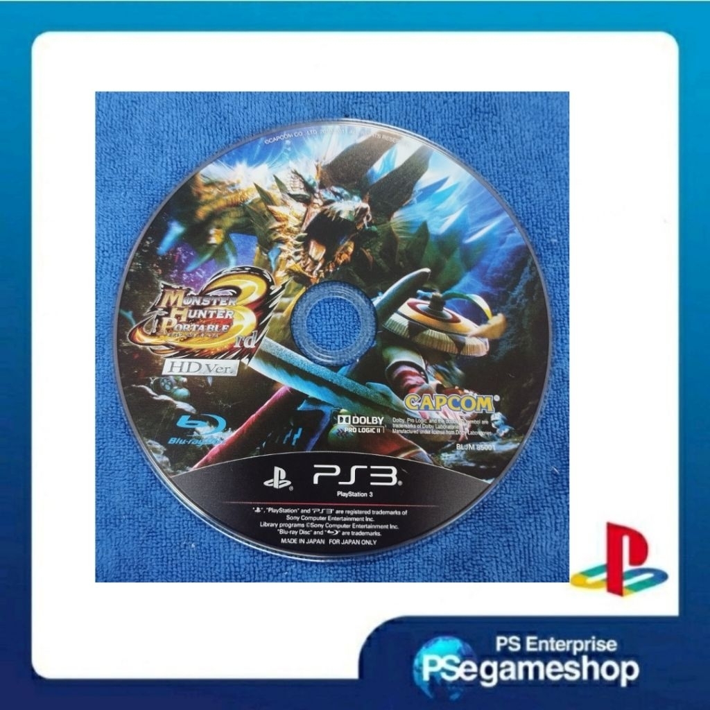 Jual Ps3 Monster Hunter Portable 3rd HD Ver JP (Preloved) | Shopee ...
