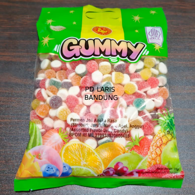 Jual GUMMY Permen Jeli Aneka Rasa 1kg (Assorted Flavor Jelly Candy ...