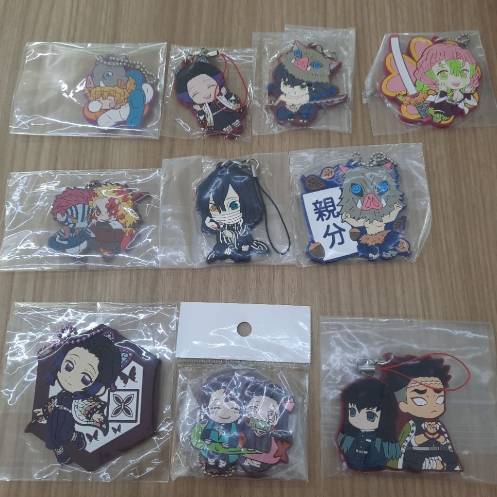 Jual OFFICIAL Keychain Demon Slayer Kimetsu no Yaiba Bulk Key Chain ...