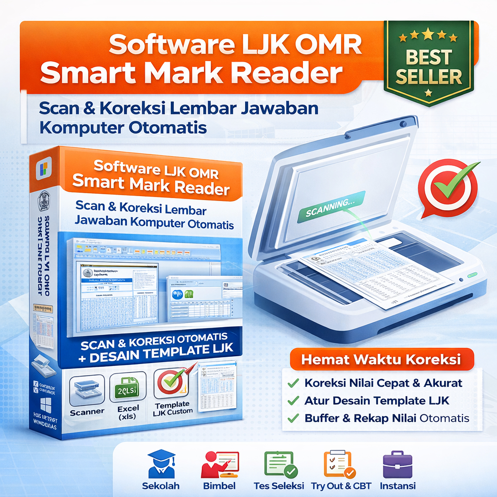 Jual Software LJK OMR Smart Mark Reader SMR v5 – Scan & Koreksi Lembar ...