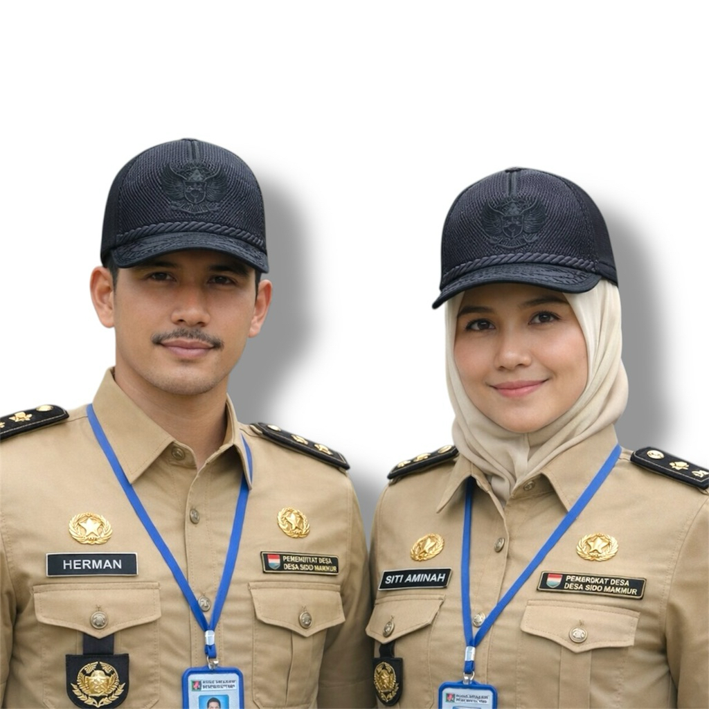Topi Garuda Full Hitam
