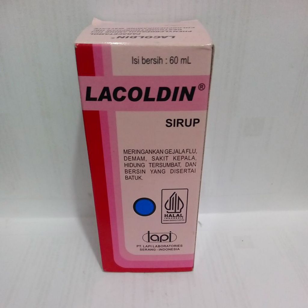 Jual lacoldin 60ml Syrup batuk pilek demam | Shopee Indonesia