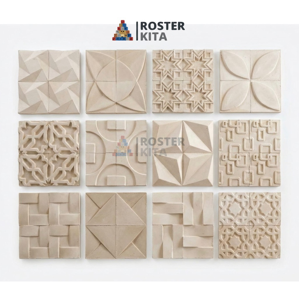 Jual Roster beton,roster minimalis,Roster putih,roster abu,bata Roster ...