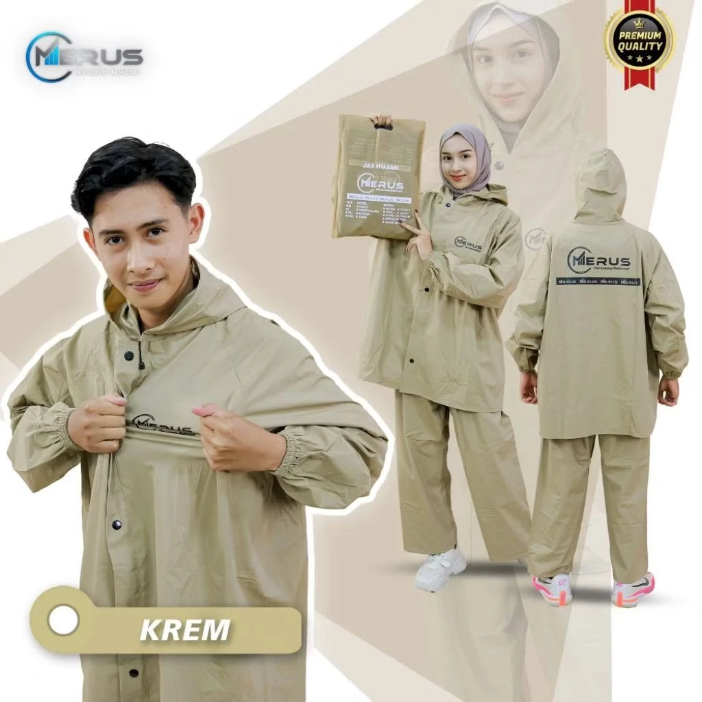 Jas Hujan Tebal-Kuat Anti Sobek