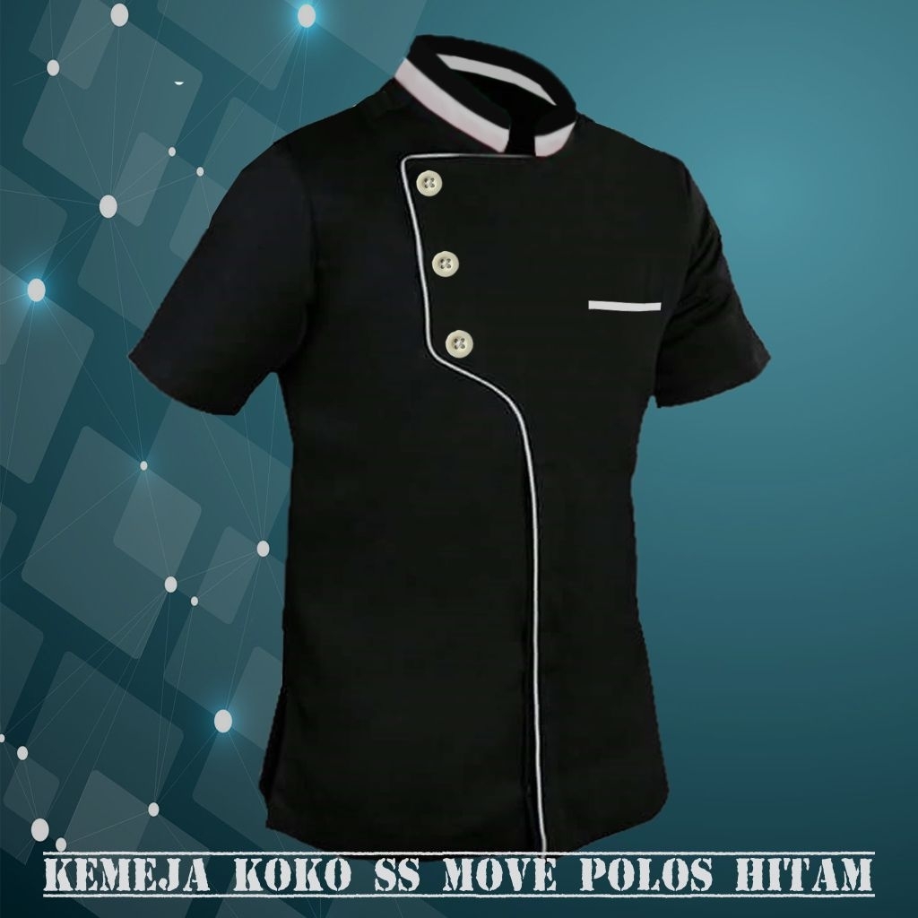 BAJU KOKO TANGAN PENDEK MOVE POLOS