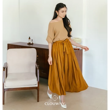 Clouwny Emilia Culottes Pants Premium Linen