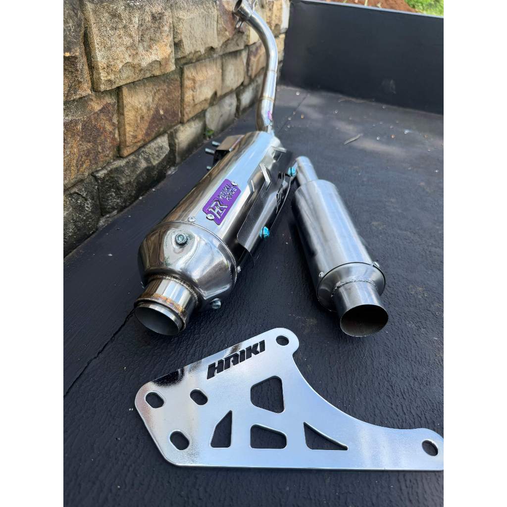 Jual Knalpot standar racing kondoman type stainless HAIKI RACE Mio ...