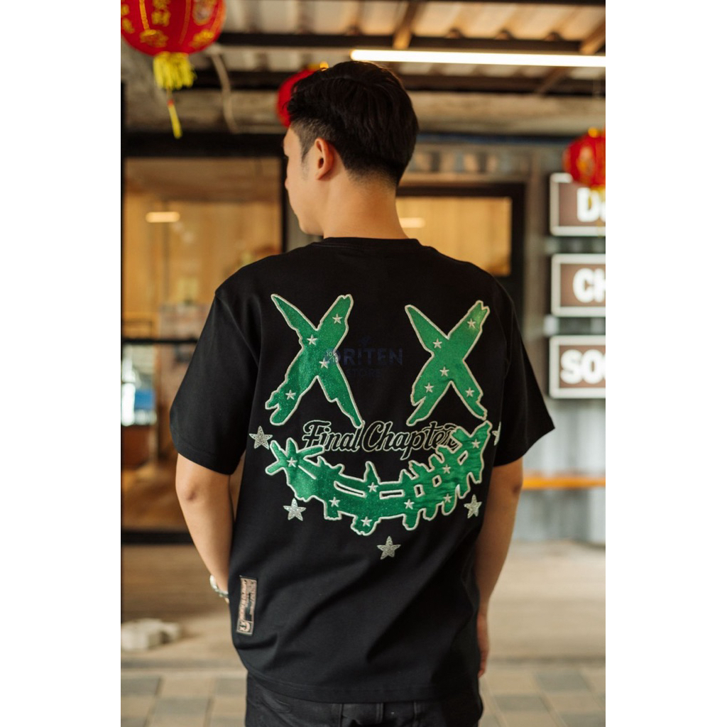 Jual RIC Ricky Is Clown Green Flashing Meteor Tee Black Original / Baju ...