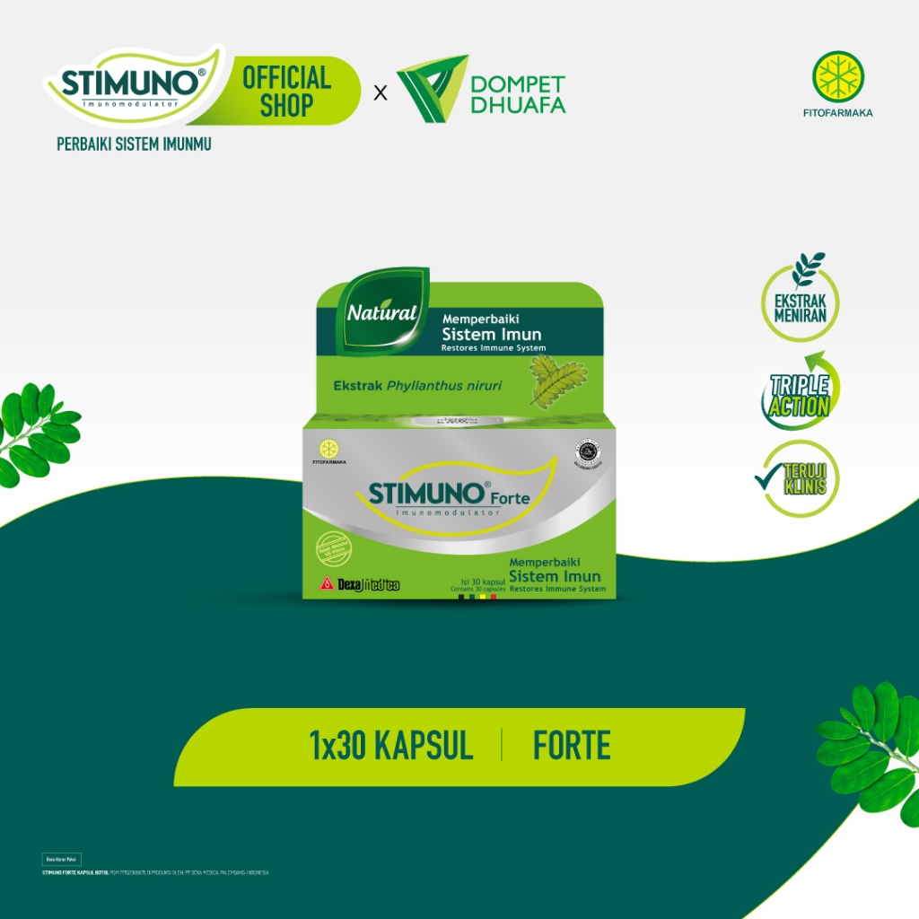 Jual Stimuno Forte 30 Kapsul | Daya Tahan Tubuh Imun Booster Suplemen ...