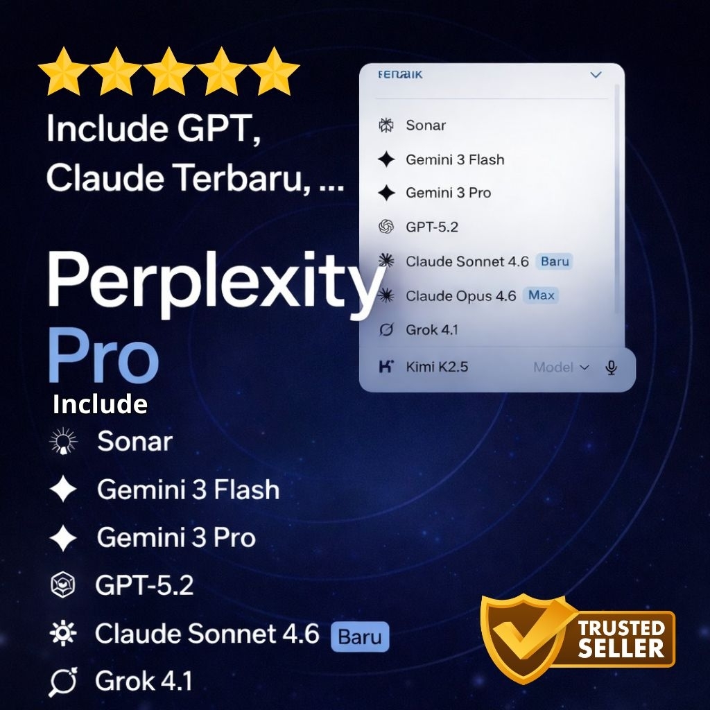 Jual Perplexity AI Pro - Chat AI dengan Model GPT, Claude, Gemini, dan ...