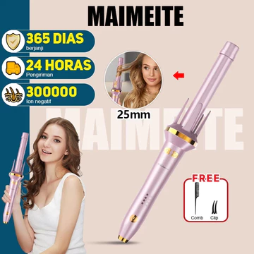 MAIMEITE Catokan Curly Otomatis Catokan Keriting Rambut 25mm Otomatis Ceramics Curly Hair Styler