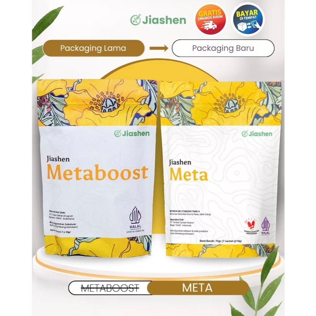 Jiashen Herbal Cina Metaboost Detox Menurunkan Berat Badan Original 100%