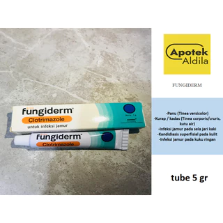 FUNGIDERM KRIM 5 GRAM ANTI JAMUR UNTUK MENGATASI INFEKSI JAMUR