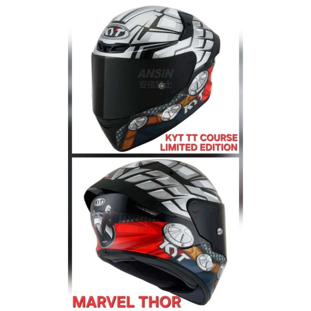 Jual KYT TT Course MARVEL THOR Limited Edition | Shopee Indonesia