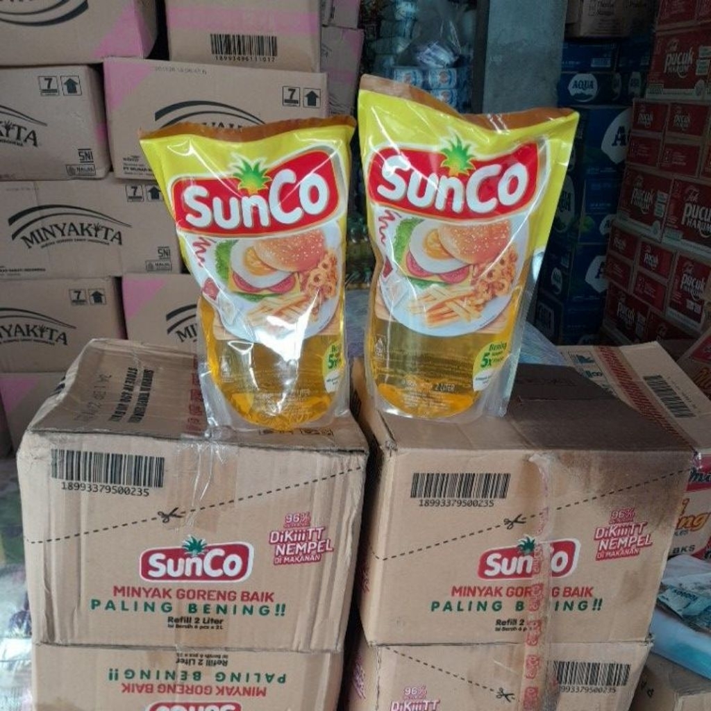 Jual minyak sunco 2ltr promo 2pcs | Shopee Indonesia