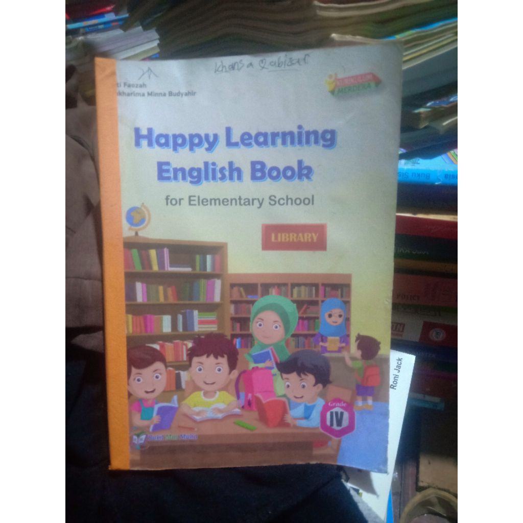 Jual buku bahasa Inggris Happy Learning Book grade 4 kurikulum merdeka ...