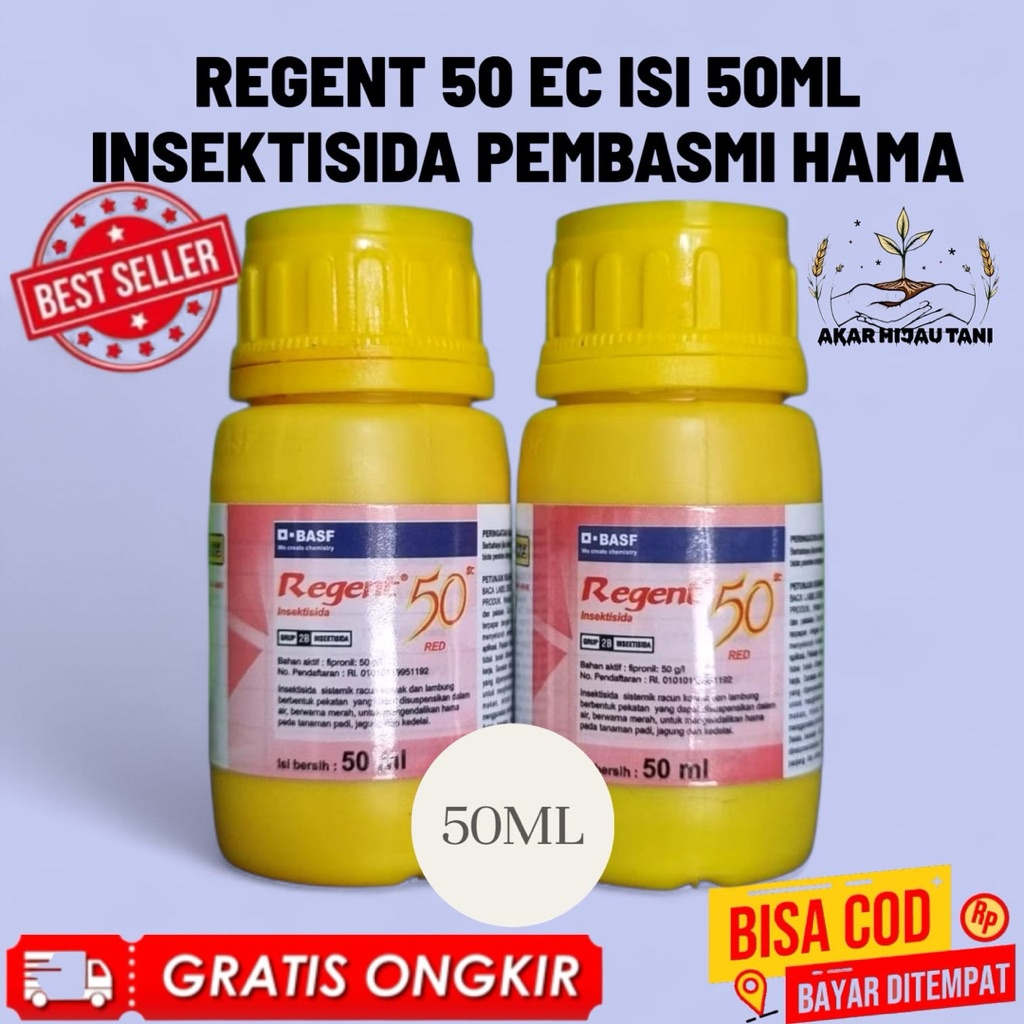 Jual Murah Regent Merah 50EC Isi 50ML Insektisida Pembasmi Hama Bisa ...