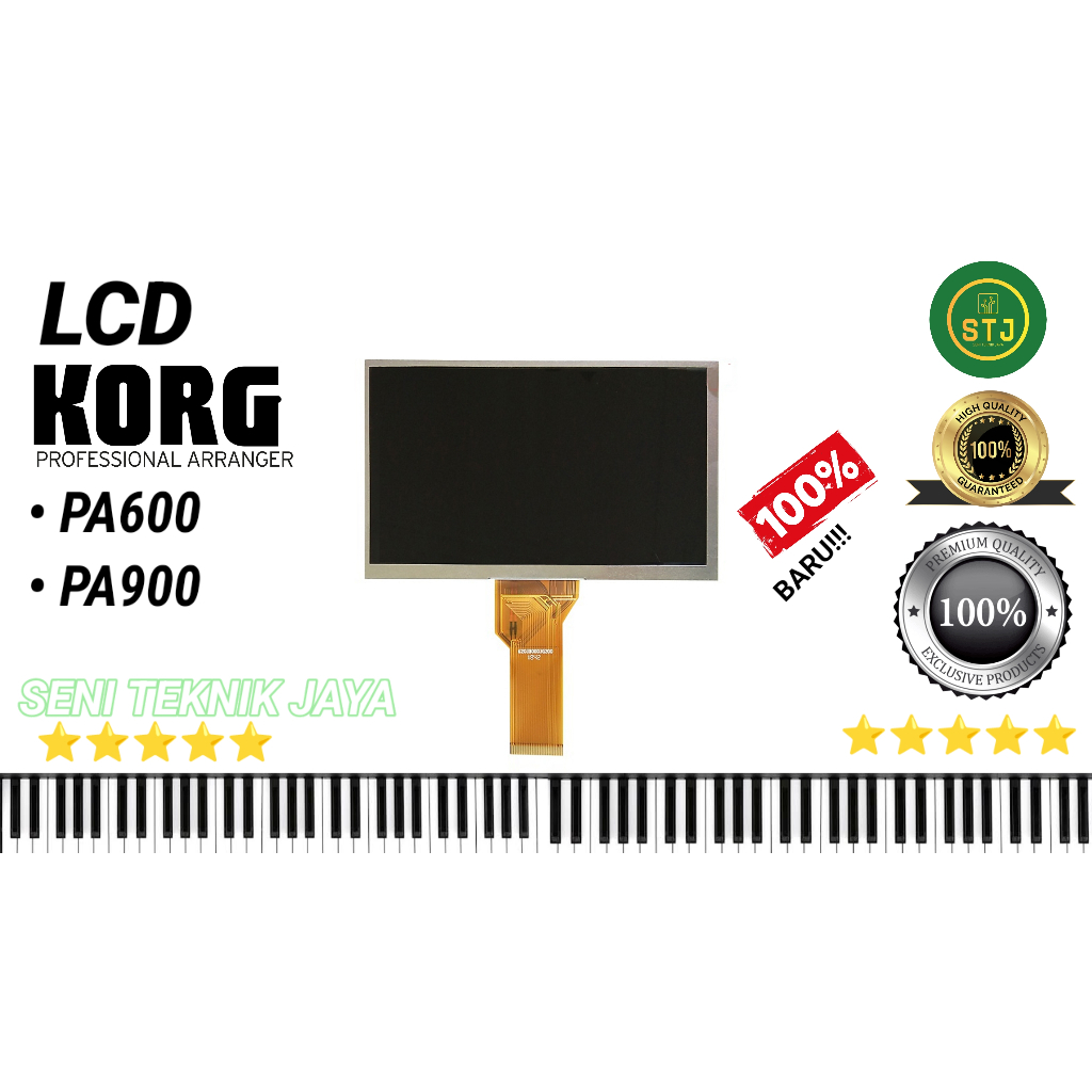 Jual LCD KEYBOARD KORG PA600 PA900 TAMPILAN WARNA CERAH DAN JELAS ...