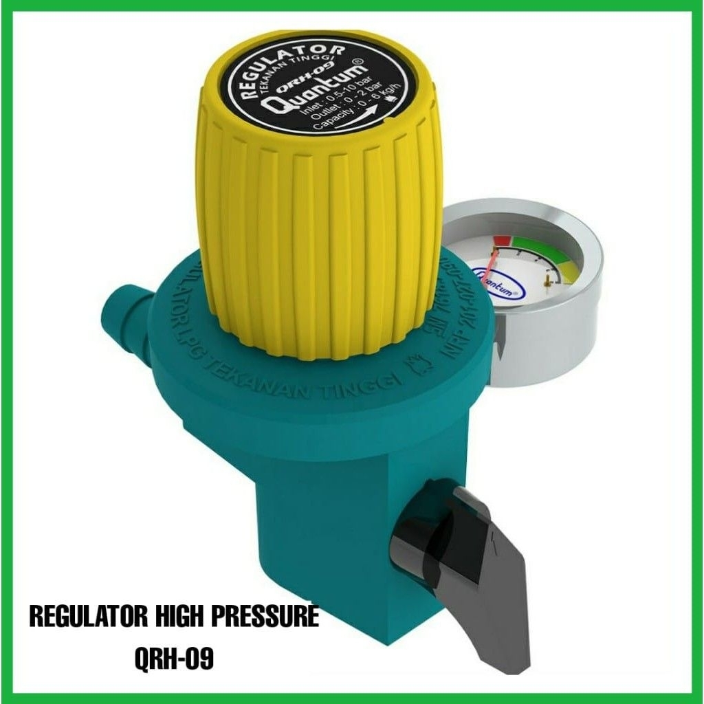 Jual Regulator Gas Quantum Tekanan Tinggi QRH-09 dengan Manometer ...