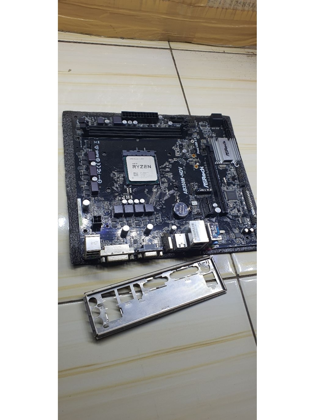 Jual Asrock AB350M Hdv prosesor Ryzen 5 3500 tag i3 i5 i7 b450