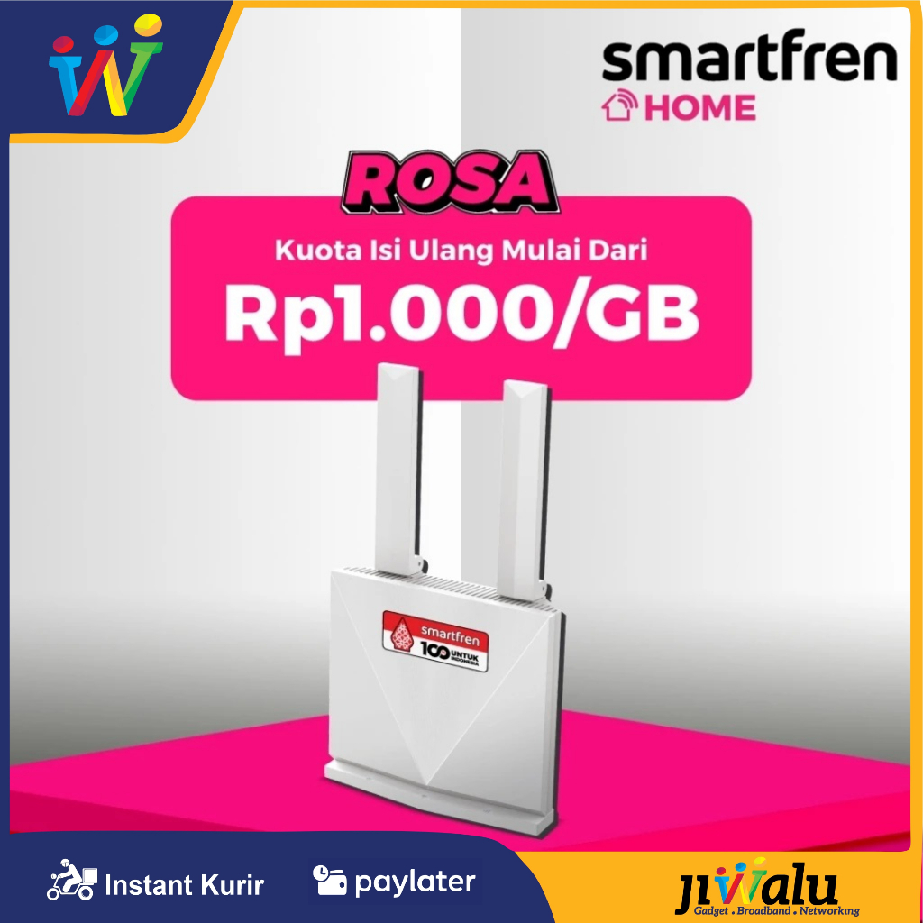 Modem Router Home Smartfren RE11 ROSA ZTE FREE Bonus Kuota 3GB-Special Price