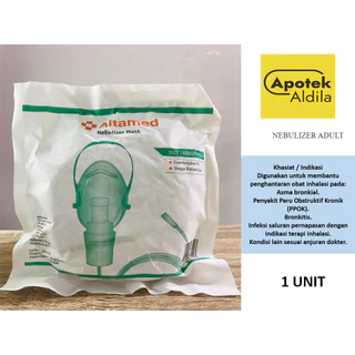 NEBULIZER MASK DEWASA ALTAMED UNTUK ALAT HIRUP SALURAN PERNAFASAN