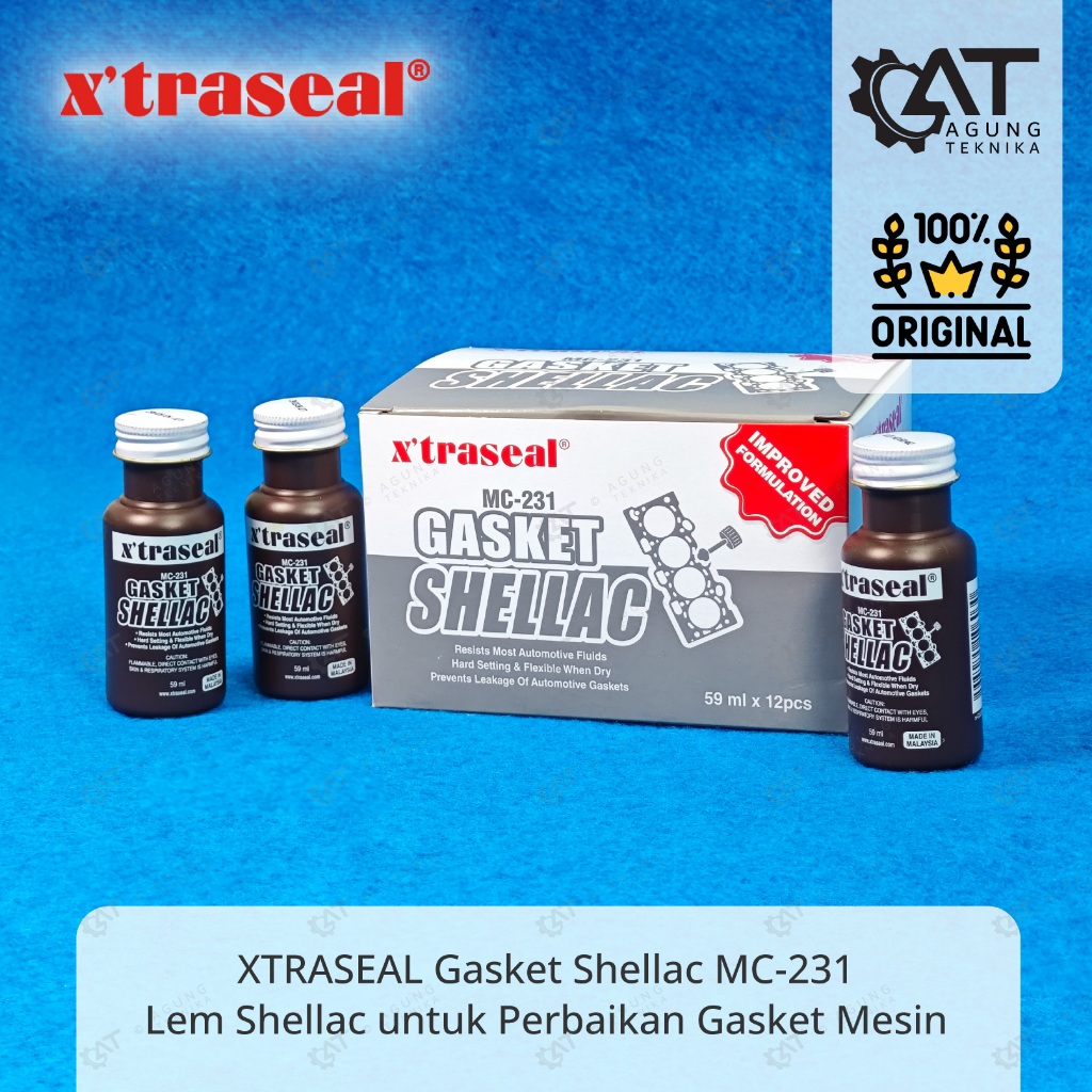 Jual Xtraseal Gasket Shellac - Lem Perbaikan Gasket untuk Mobil dan ...