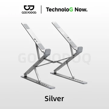 Goojodoq Stand Laptop Lipat Bahan Aluminum Alloy Untuk Macbook Pro