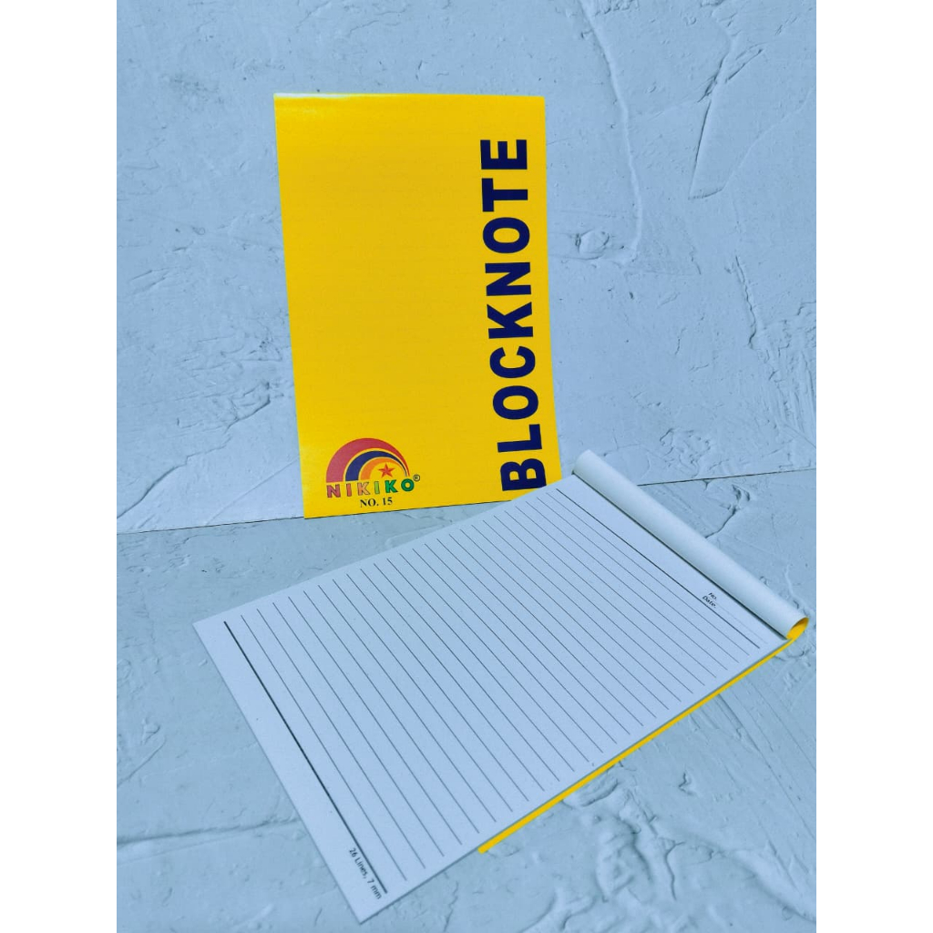 Jual BLOCK NOTE KUNING NIKIKO ( 1 PCS ) | Shopee Indonesia