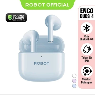 Robot TWS Encobuds 2 3 4 6 Earphone Bluetooth 6.0 Generasi Baru Ultra Bass Sound Robot