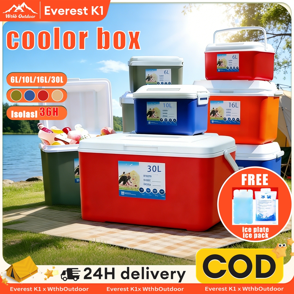Jual [Follow us for discounts] Cooler Box 6/10/16/30L Box Es Container ...