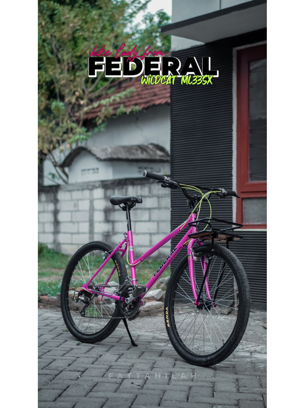 Jual (Bu)Federal Lady Kalcer Wildcat ML33sx Commuter bike size 18 ...