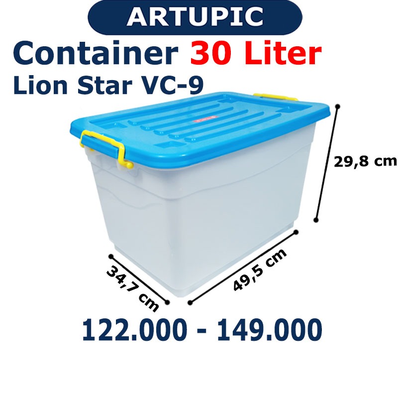 Jual Container 30 Ltr LION STAR VC-9 Wagon 30ltr Kontainer Storage ...