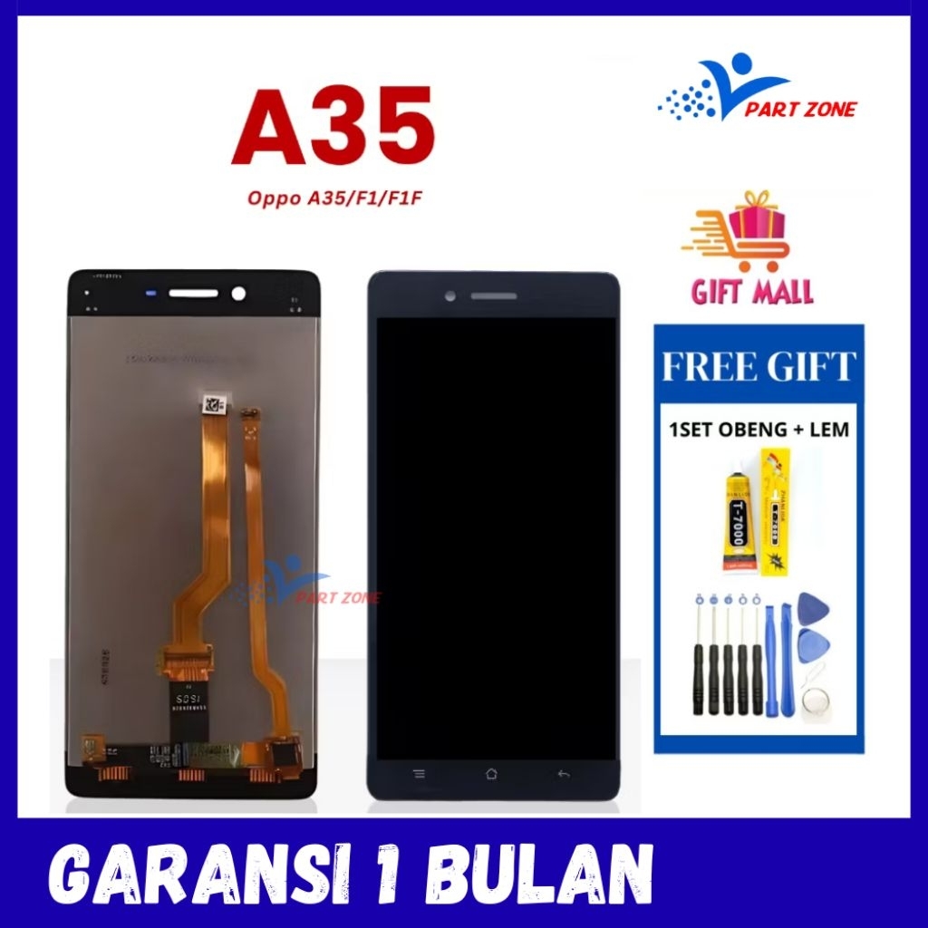 Jual Layar LCD Touchscreen OPPO A35 / F1 / F1F High Quality Gratis 1set ...