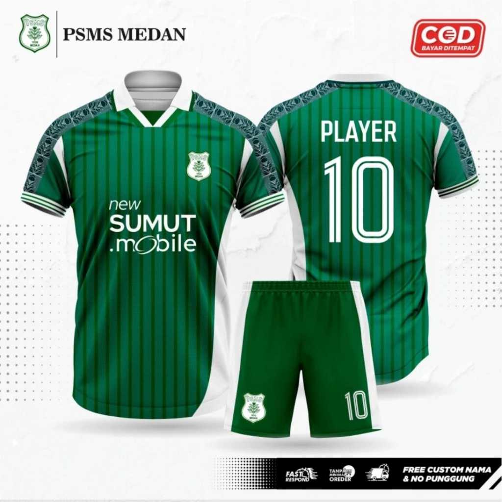 Jual Jersey PSMS Medan 2025/2026 Home Away Custom Gratis Nama & No ...