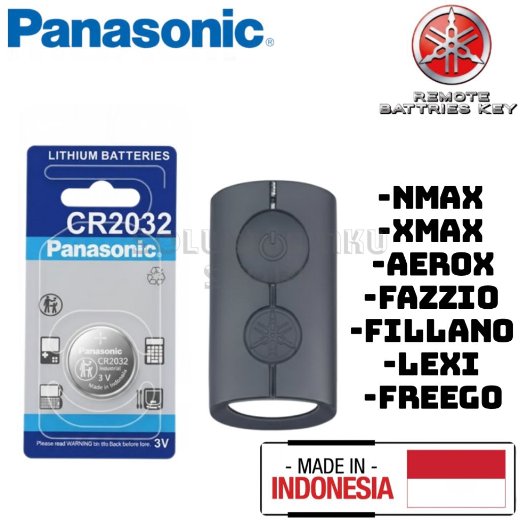Jual Baterai Remote Motor Yamaha Nmax Aerox Xmax Fazzio Lexi Freego ...