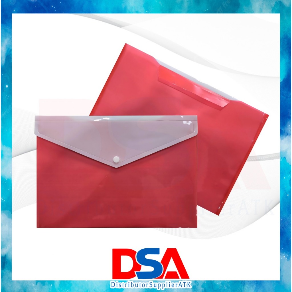 Jual DSA-MAP KANCING DOUBLE LAYER F4 FOLIO TRANS COLOURS MAP PLASTIK ...