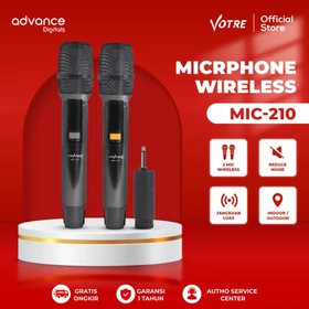 ADVANCE Wireless Microphone Wireless Double Charge (MIC 205 MIC 206 MIC 207 MIC 208 MIC209