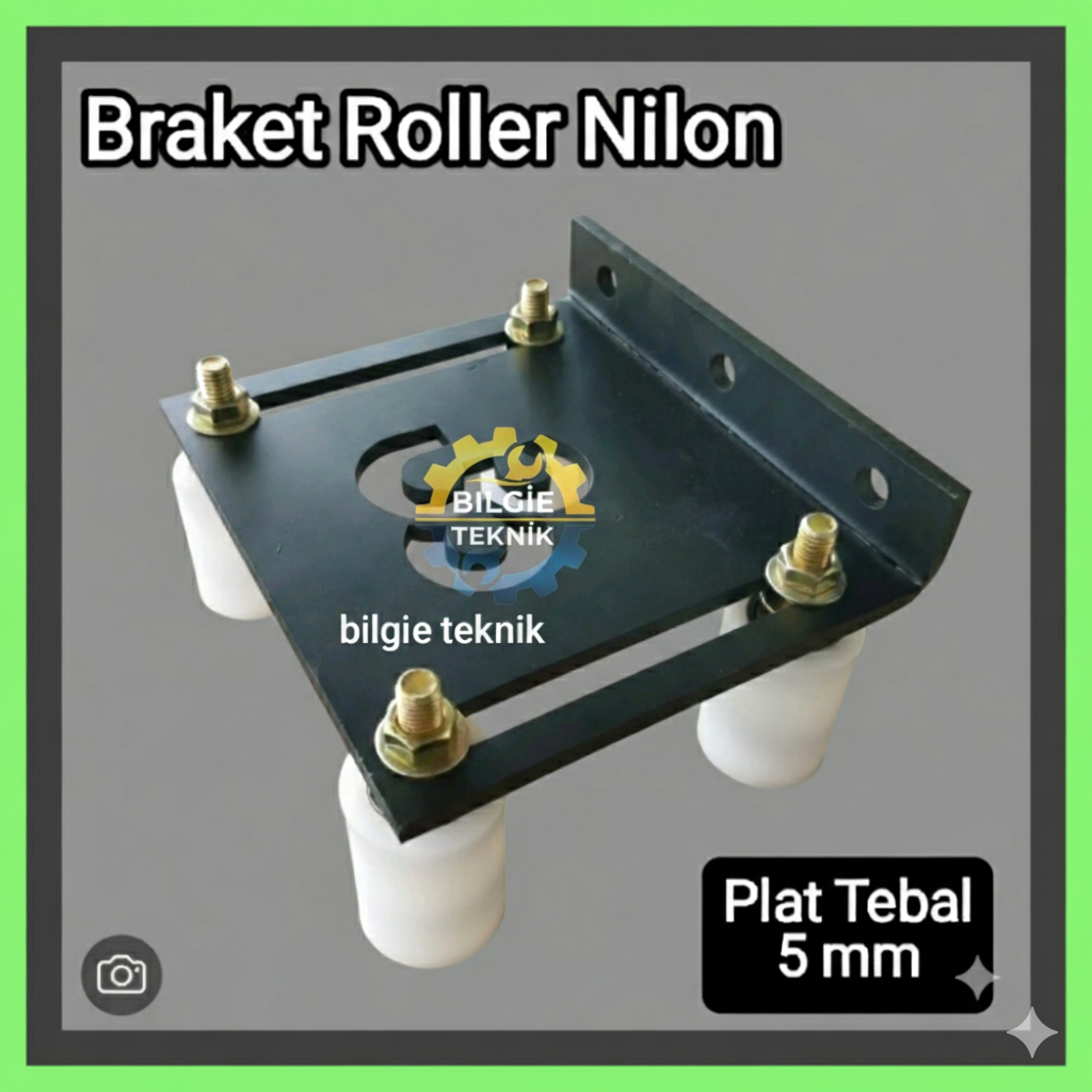 Jual Bracket Pagar Roller nilon Roda atas penuntun pintu Pagar Geser ...