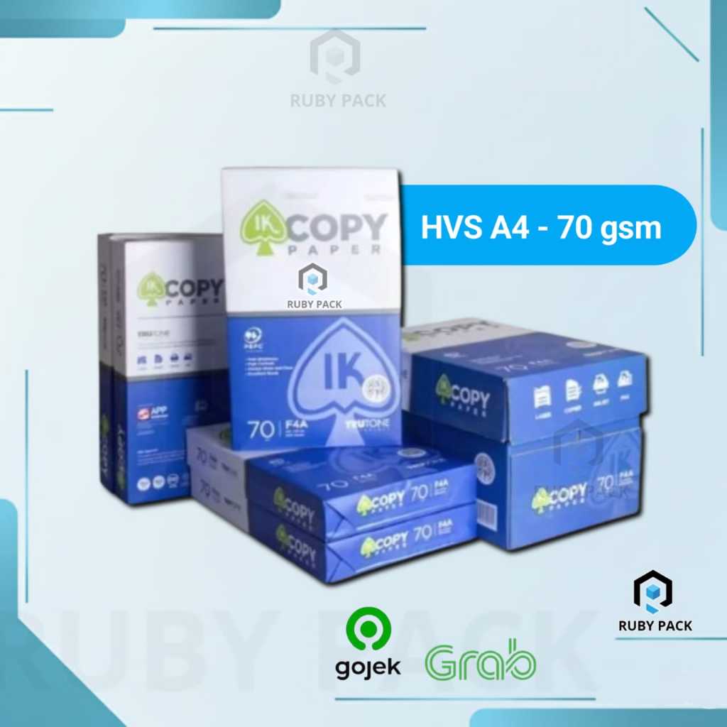 Jual Kertas HVS 1 RIM Copy paper A4 70gr / 70gsm / IK | Shopee Indonesia
