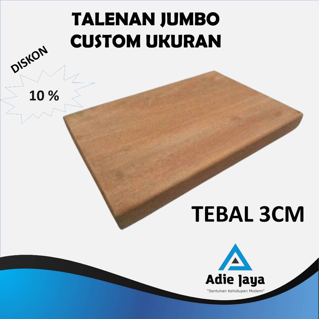 Jual Talenan besar tebal 3cm custom | Shopee Indonesia