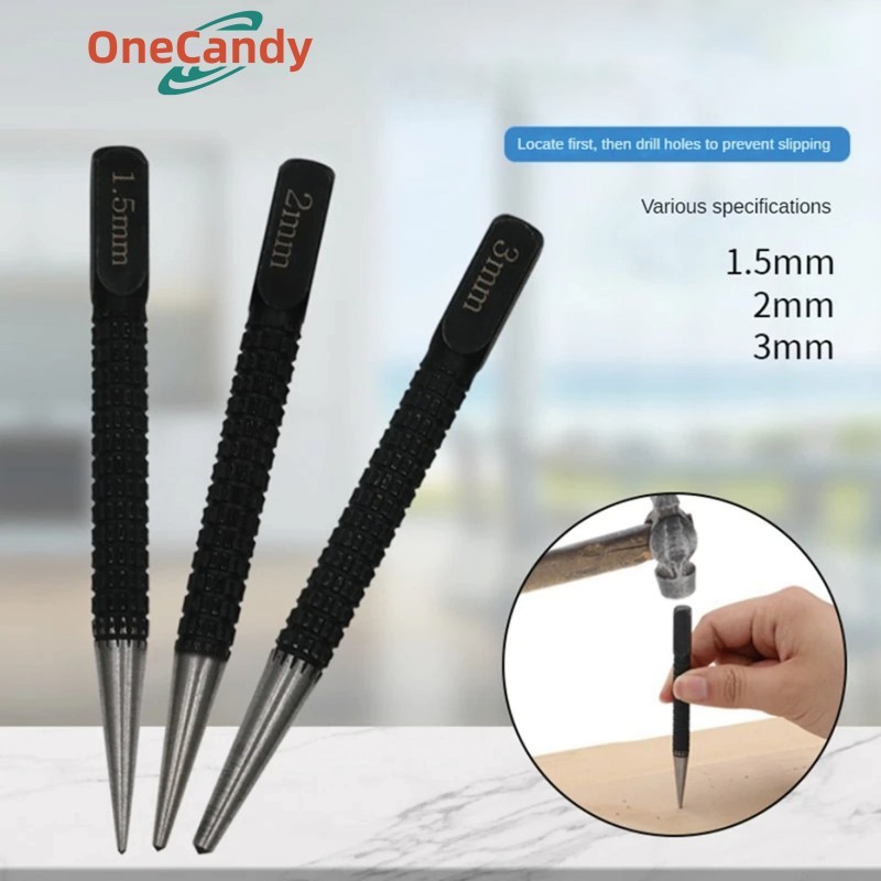 Jual 3PCS/Set Center Punch Automatic Center Punch Penanda Titik Bor ...