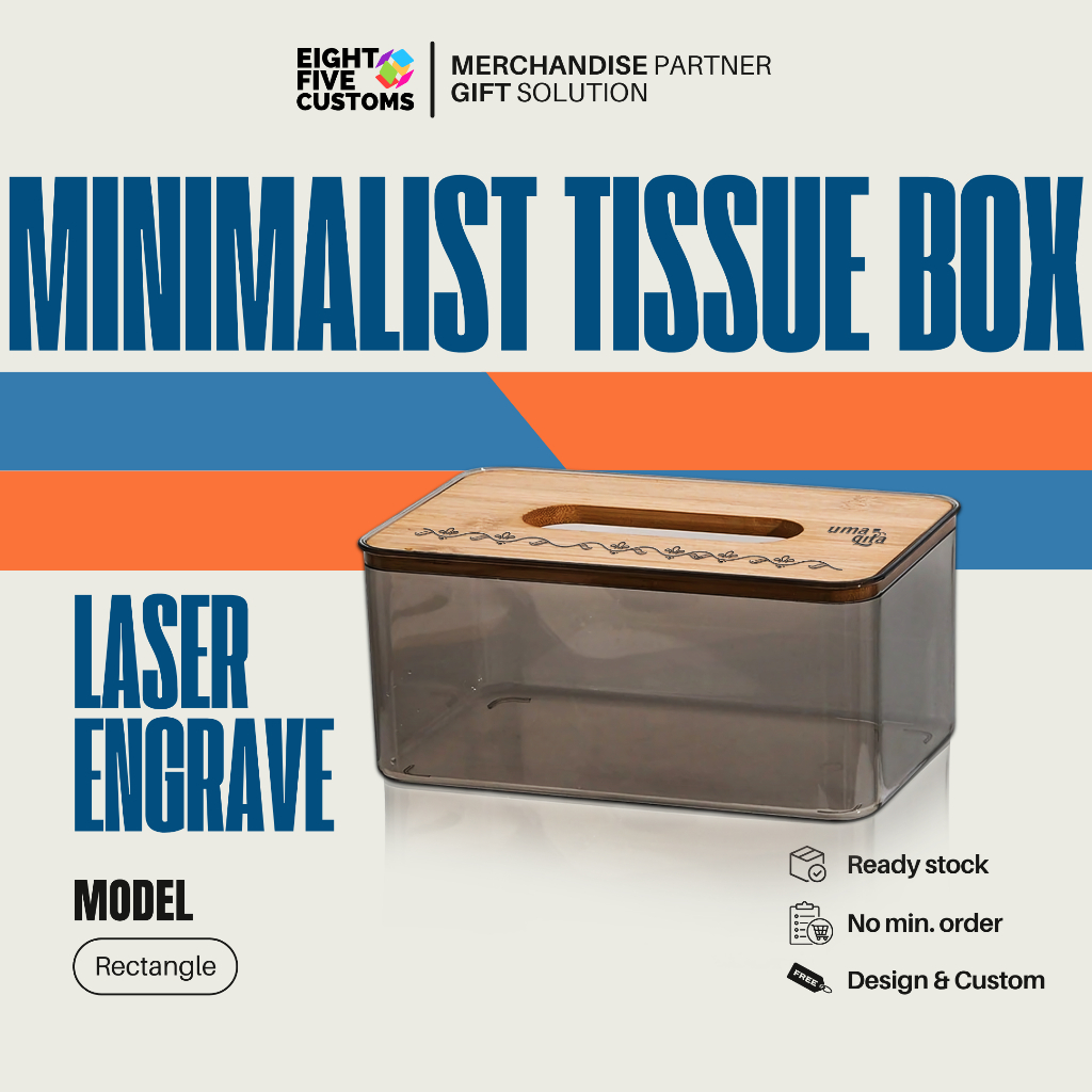 Jual Custom Minimalist Tissue Box Rectangle | Tempat Kotak Tisu ...