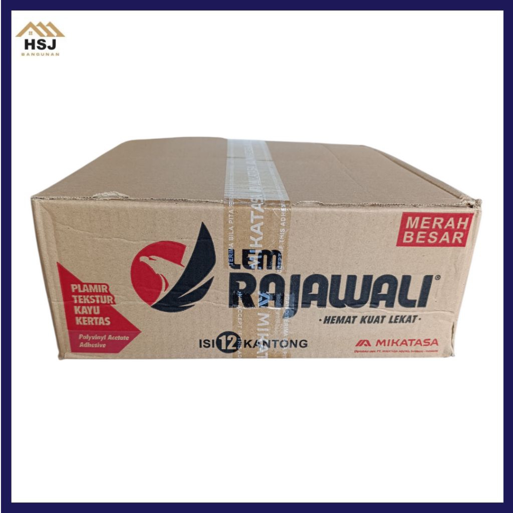 Jual Lem Rajawali Putih Serbaguna - Lem PVAC Putih Plamir 1 Duz Dus ...