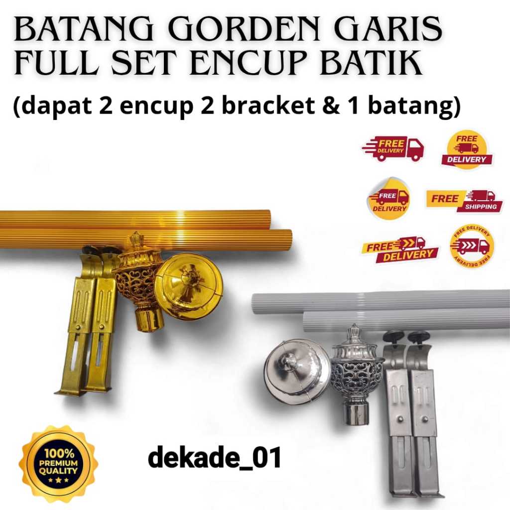 Jual BATANG GORDEN FULLSET GARIS ENCUP BATIK BATANG BATIK ENCUP GORDEN ...