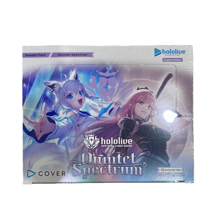 thumbnail interactive-video image 1 of Hololive Official Card Game – Quintet Spectrum Booster Box BP02E, English Version 1 of 2